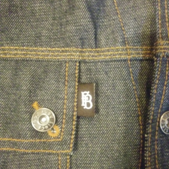 Men's FUBU XXL Button Up Denim Jacket - Picture 5 of 8
